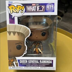 Funko Pop! What If...? Queen General Ramonda Marvel Studios # 971
